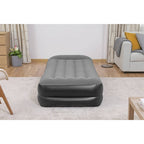 Luftbett mit Integrierter Luftpumpe Beflockt 191x97x46 cm