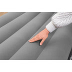 Luftbett mit Integrierter Luftpumpe Beflockt 191x97x46 cm
