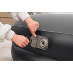 Luftbett mit Integrierter Luftpumpe Beflockt 191x97x46 cm