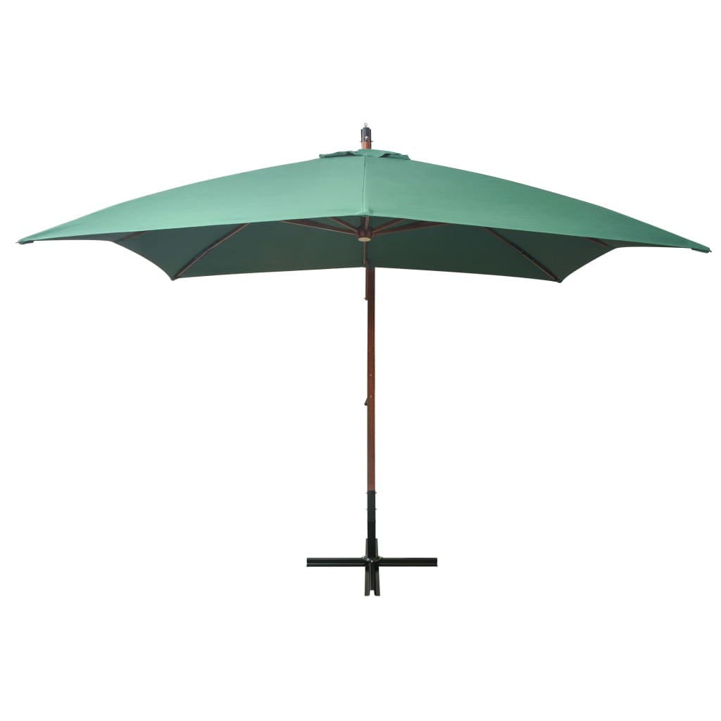 Ampelschirm 300x300 cm Holzmast