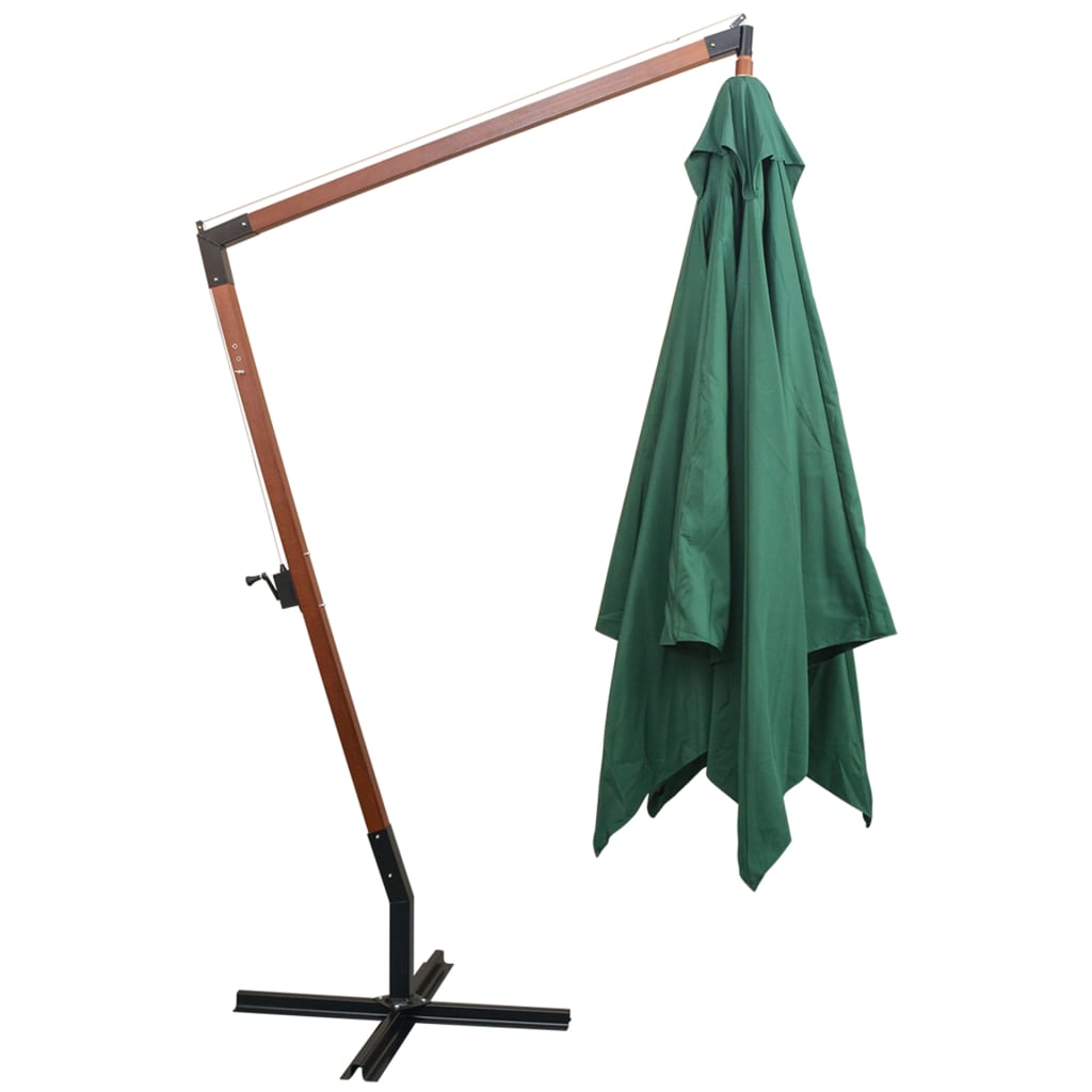 Ampelschirm 300x300 cm Holzmast