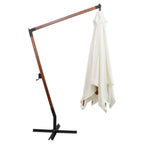 Ampelschirm 300x300 cm Holzmast