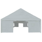 Zeltstoff ohne Gestell Grau 12 x 6 m PE