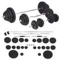 Langhantel- und Kurzhantelset 120 kg