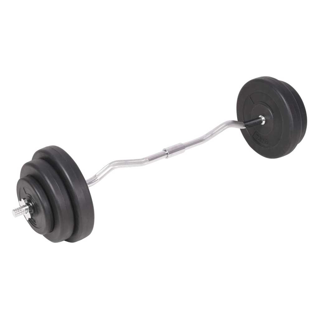 Langhantel- und Kurzhantelset 120 kg