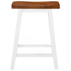 Barhocker 2 Stk. Massivholz