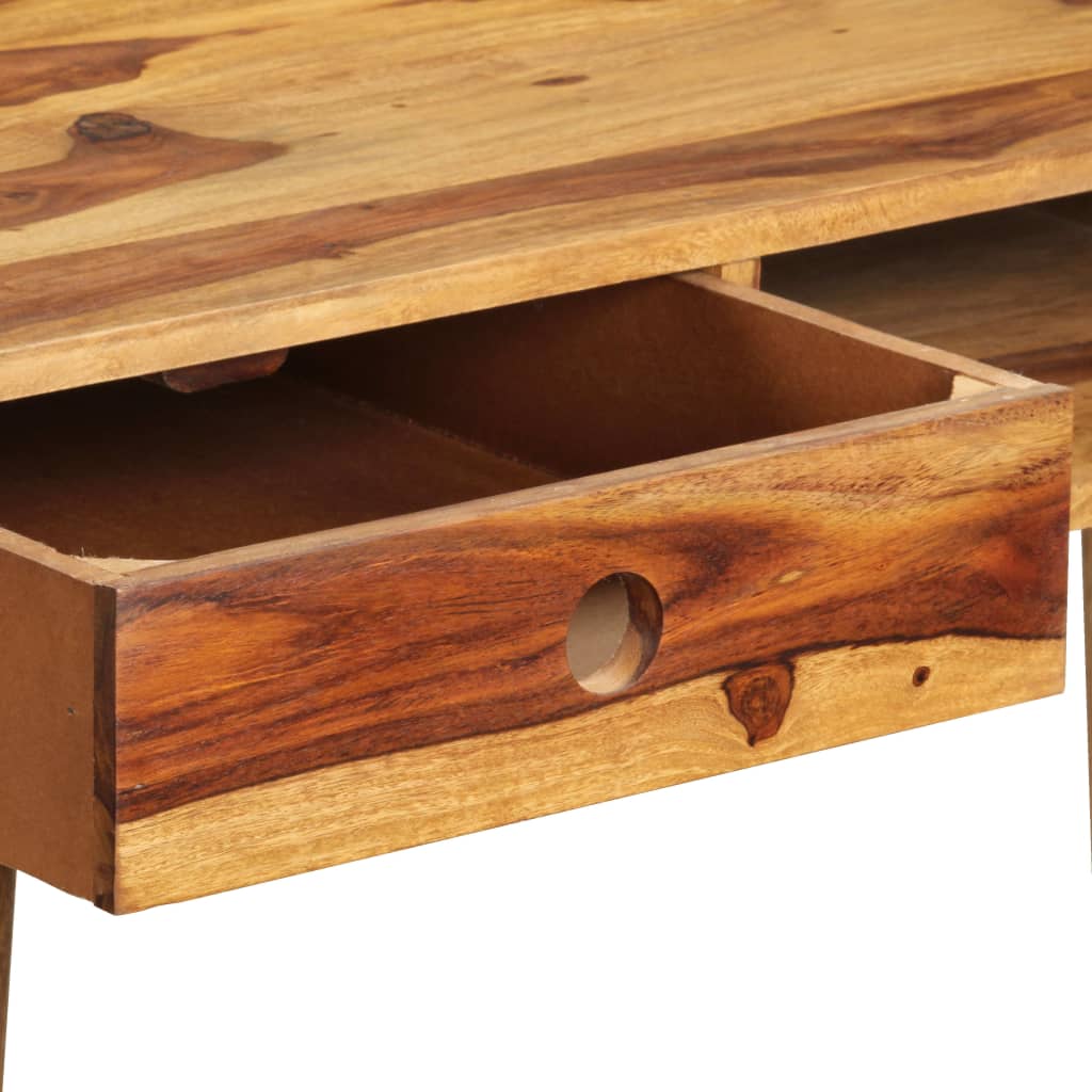 Schreibtisch 110 x 55 x 76 cm Massivholz Akazie