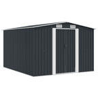 Gerätehaus 257x298x178 cm Metall Anthrazit