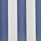Markisenbespannung Canvas Blau & Weiß 3,5x2,5 m