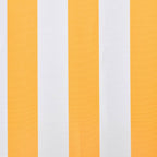 Markisenbespannung Canvas Orange & Weiß 4,5x3 m