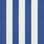 Einziehbare Markise 300×150 cm Blau und Weiß