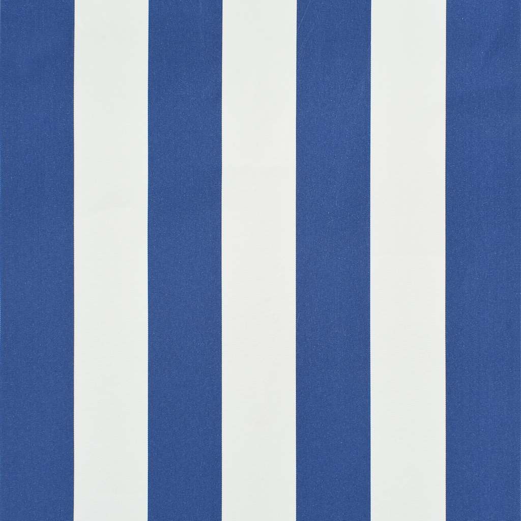 Einziehbare Markise 300×150 cm Blau und Weiß