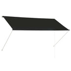 Einziehbare Markise 250×150 cm Anthrazit