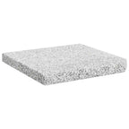 Sonnenschirm-Gewichtsplatte Granit 25 kg Quadratisch Grau