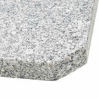 Sonnenschirm-Gewichtsplatte Granit 25 kg Quadratisch Grau