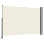 Ausziehbare Seitenmarkise 160x300 cm Creme