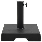 Sonnenschirmfuß Quadratisch 8 kg Schwarz Polyharz