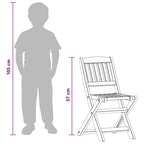 3-tlg. Bistro-Set für Kinder Massivholz Eukalyptus