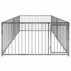 Outdoor-Hundezwinger 200×400×100 cm