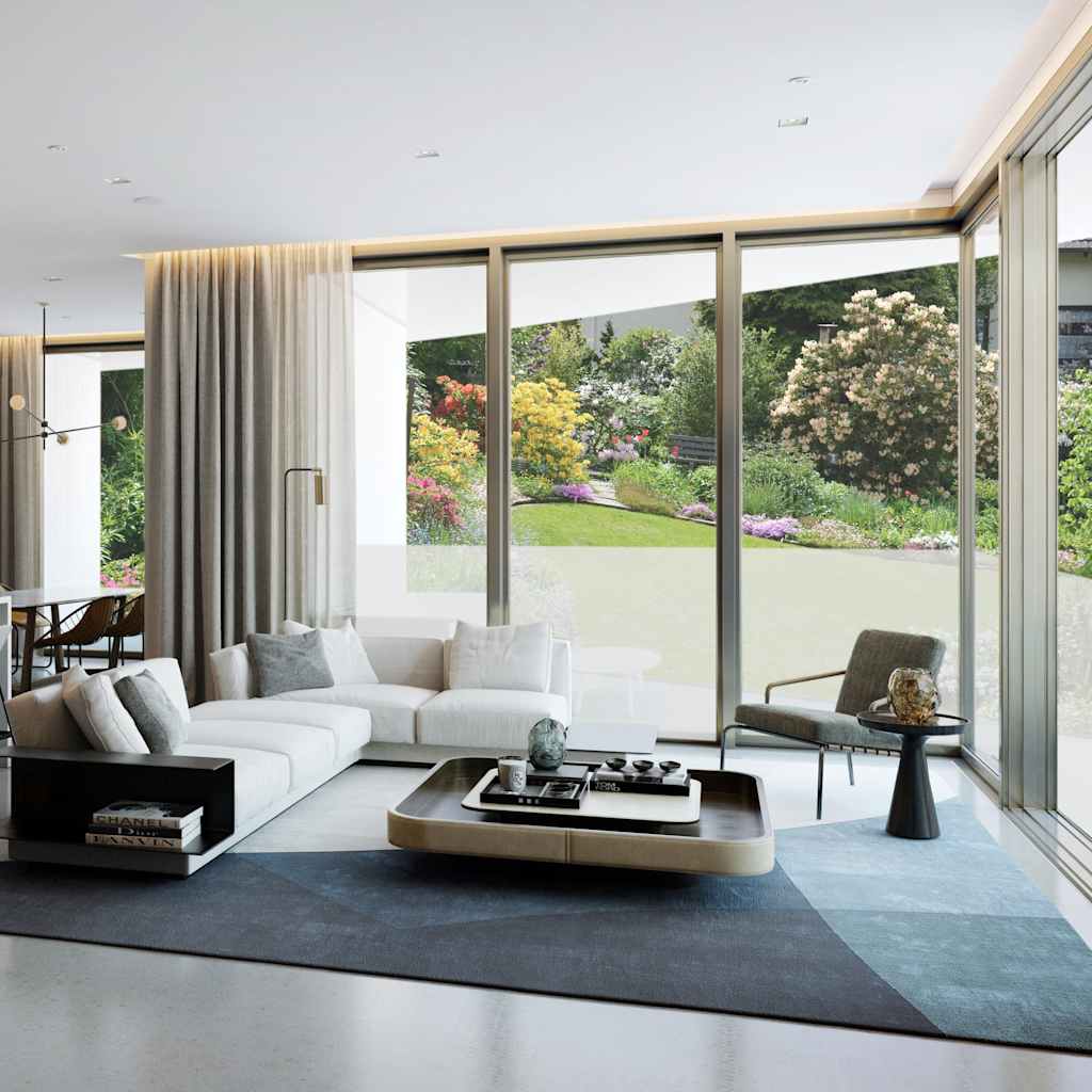 Fensterfolie Matt Grau 0,9x10 m PVC