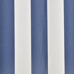 Markisenbespannung Canvas Blau & Weiß 3 x 2,5 m (ohne Rahmen)