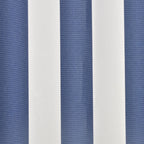 Markisenbespannung Canvas Blau & Weiß 4x3 m (ohne Rahmen)