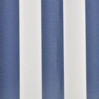 Markisenbespannung Canvas Blau & Weiß 6x3 m (ohne Rahmen)