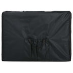 Massagetisch mit Aluminiumrahmen, faltbar 4 Zonen Creme-Weiß