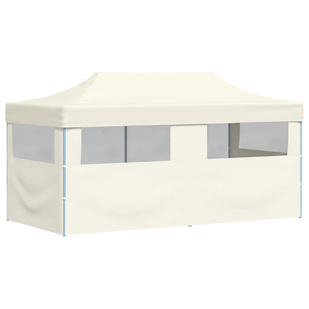Pop-Up-Partyzelt Faltbar Creme 3×6 m