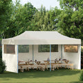 Pop-Up-Partyzelt Faltbar Creme 3×6 m