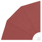 Faltbarer Balkonfächer Terracotta-Rot 140×140 cm