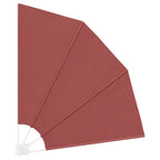 Faltbarer Balkonfächer Terracotta-Rot 140×140 cm