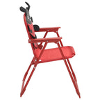 3-tlg. Garten-Bistro-Set für Kinder mit Sonnenschirm Rot