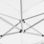 Profi-Partyzelt Faltbar Aluminium 6x3 m Weiß