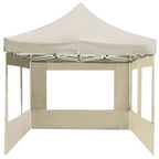 Profi-Partyzelt Faltbar mit Wänden Aluminium 6×3m Creme