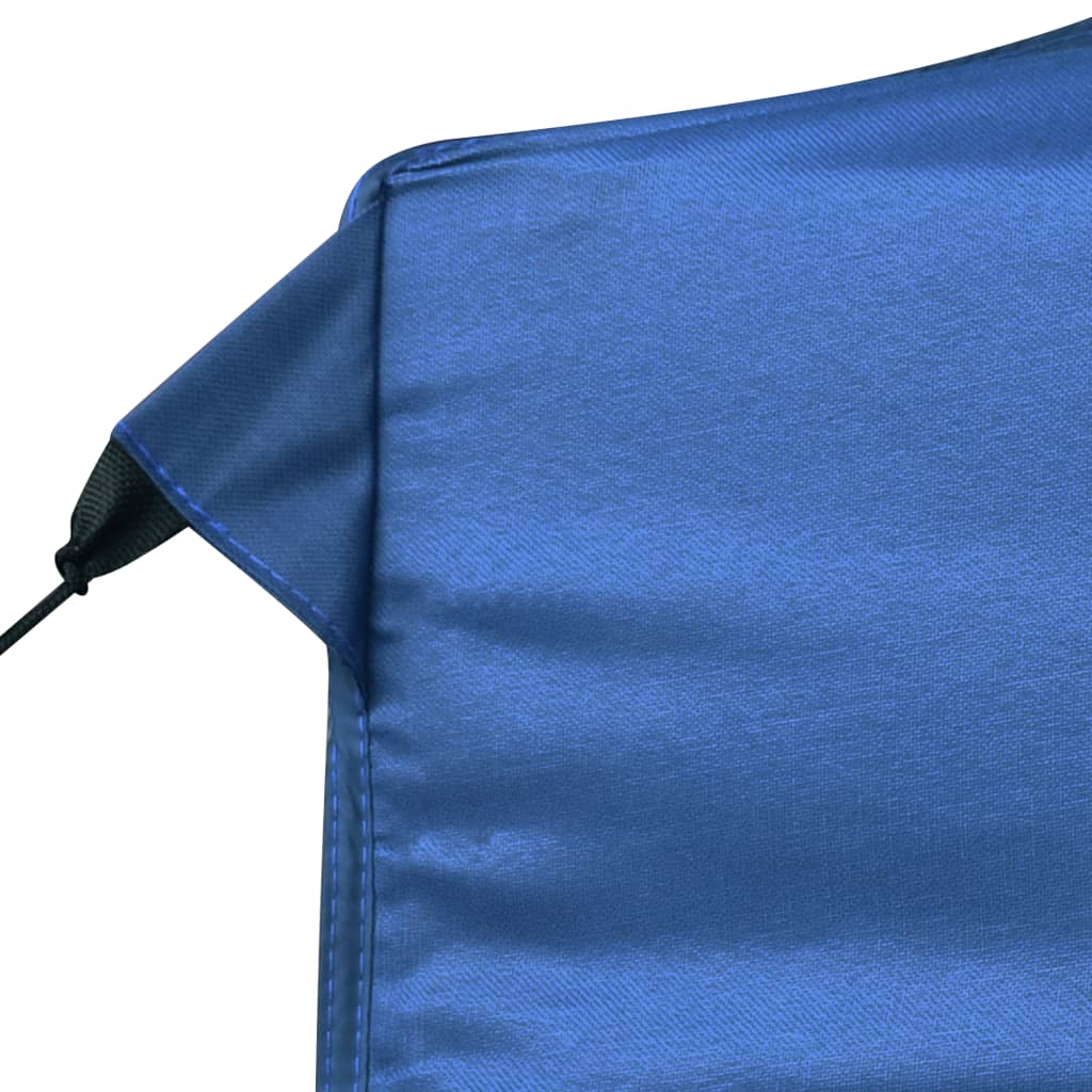 Profi-Partyzelt Faltbar mit Wänden Aluminium 6×3m Blau