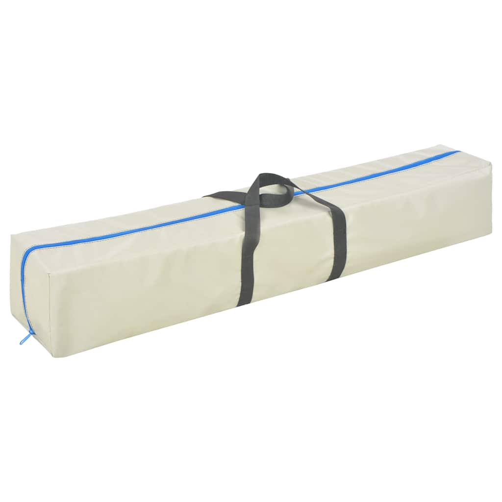 Aufblasbare Gymnastikmatte mit Pumpe 800x100x10 cm PVC Grün