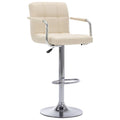 Barhocker Creme Stoff