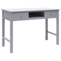 Schreibtisch Grau 110×45×76 cm Holz