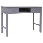 Schreibtisch Grau 110×45×76 cm Holz