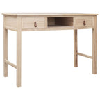 Schreibtisch Natur 110 × 45 × 76 cm Holz