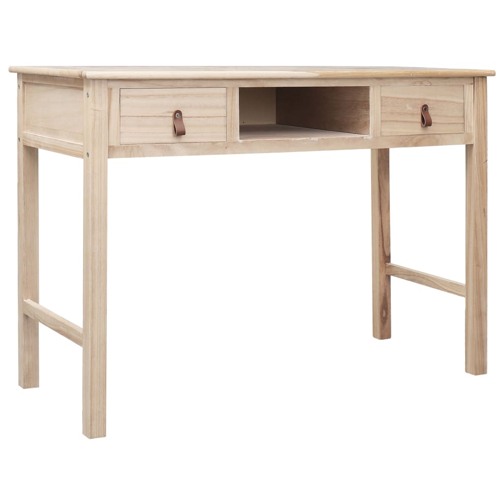 Schreibtisch Natur 110 × 45 × 76 cm Holz