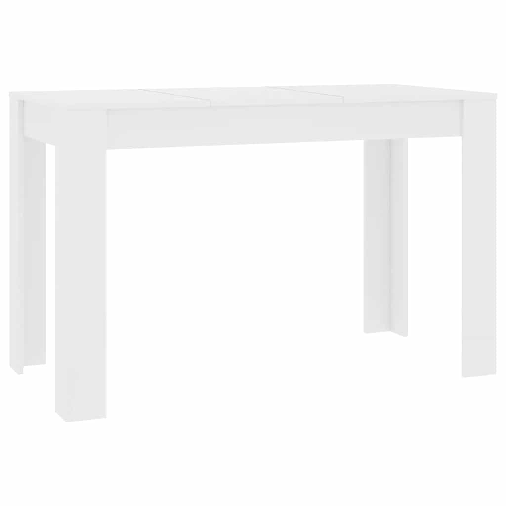 Esstisch Weiß 120x60x76 cm Holzwerkstoff