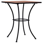 Mosaik-Bistrotisch Terrakottarot 60 cm Keramik