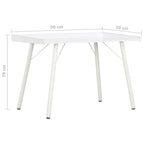Schreibtisch Weiß 90×50×79 cm