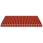 Markisenbespannung Canvas Orange & Braun 3,5x2,5 m