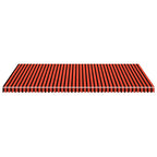 Markisenbespannung Canvas Orange & Braun 6 x 3 m