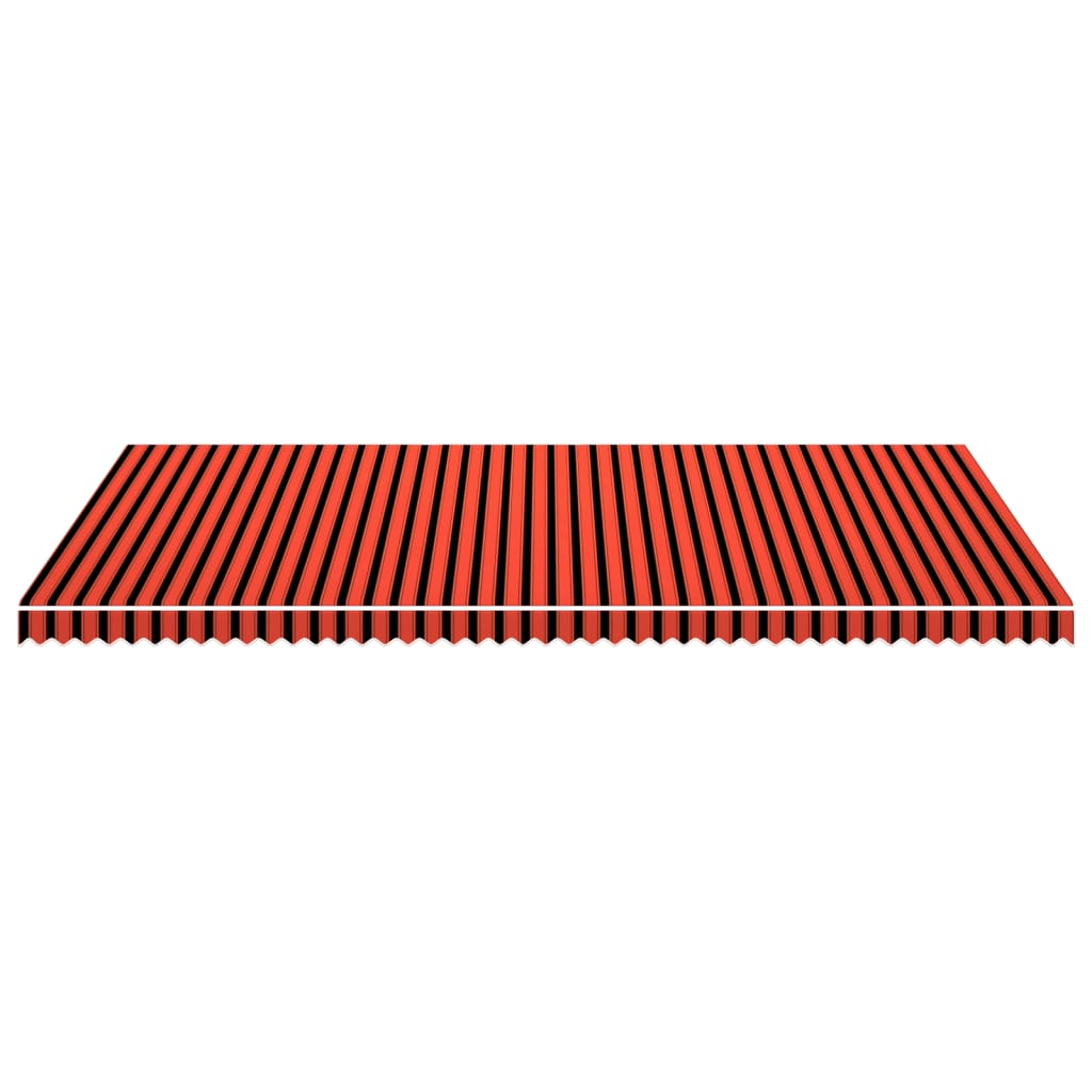 Markisenbespannung Canvas Orange & Braun 6 x 3 m