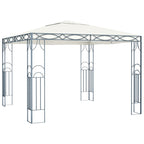 Pavillon 300 x 300 cm Cremeweiß
