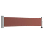 Ausziehbare Seitenmarkise 60×300 cm Braun